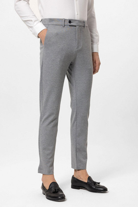 Men's Grey Slim Fit Pants - Wessi Wessi - Discover Diversity Men's Grey Slim Fit Pants - Wessi Wessi - Discover Diversity