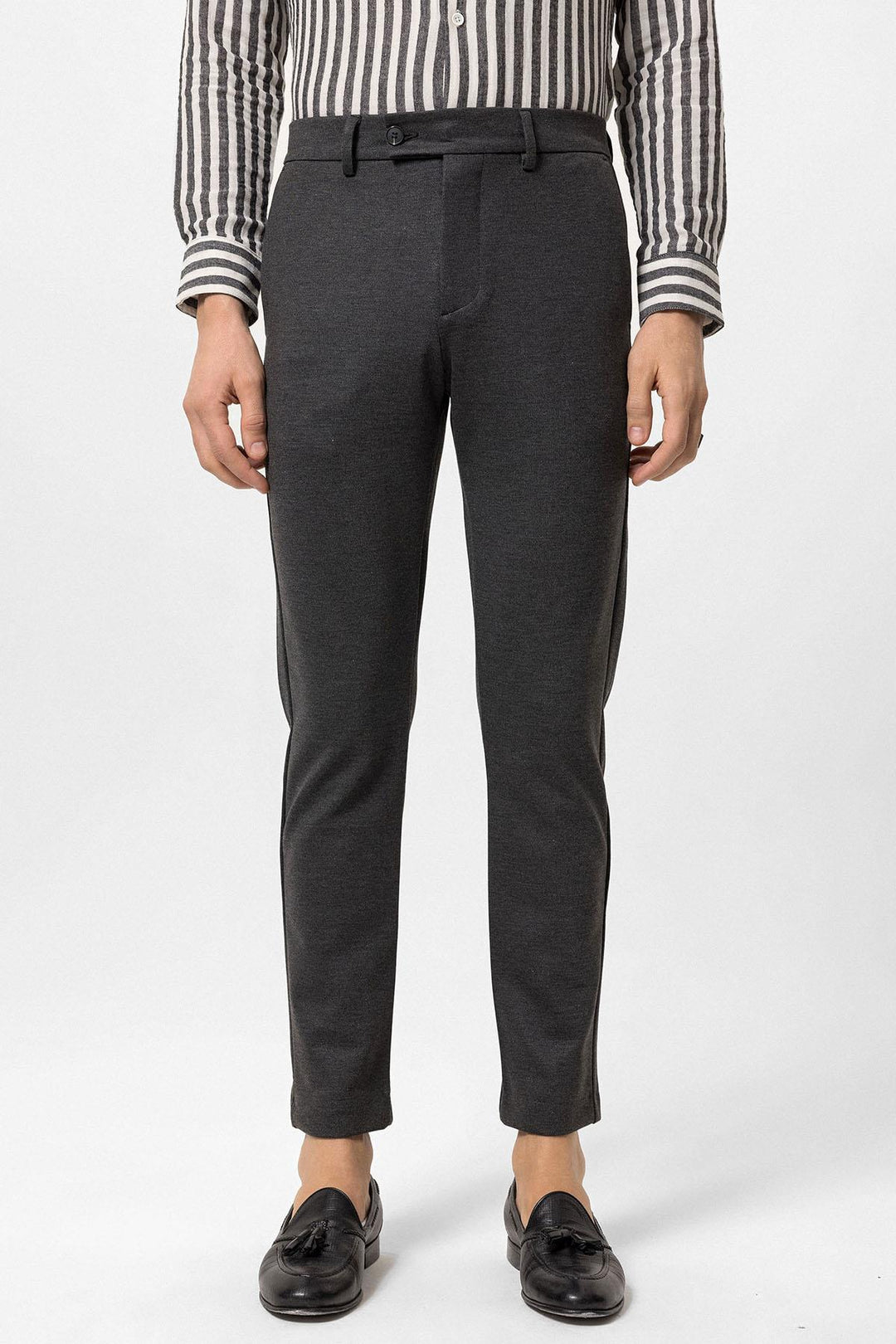 Men's Anthracite Slim Fit  Pants - Wessi