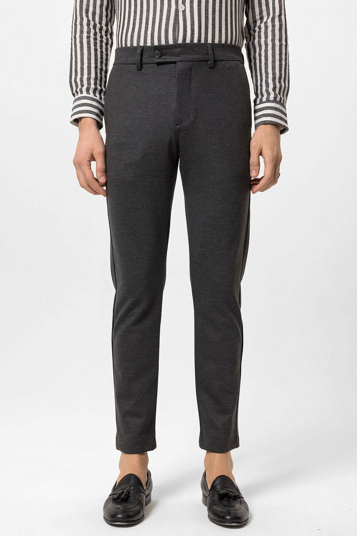 Men's Anthracite Slim Fit  Pants - Wessi