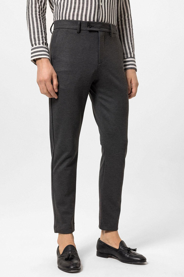 Men's Anthracite Slim Fit  Pants - Wessi