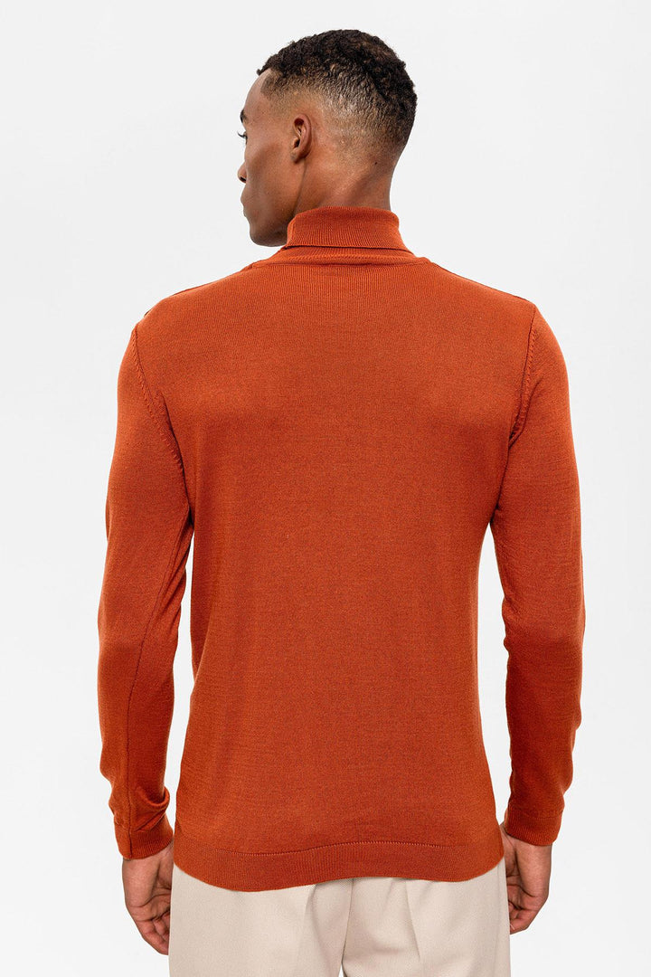 Men's Tile Full Turtleneck  Knitwear - Wessi