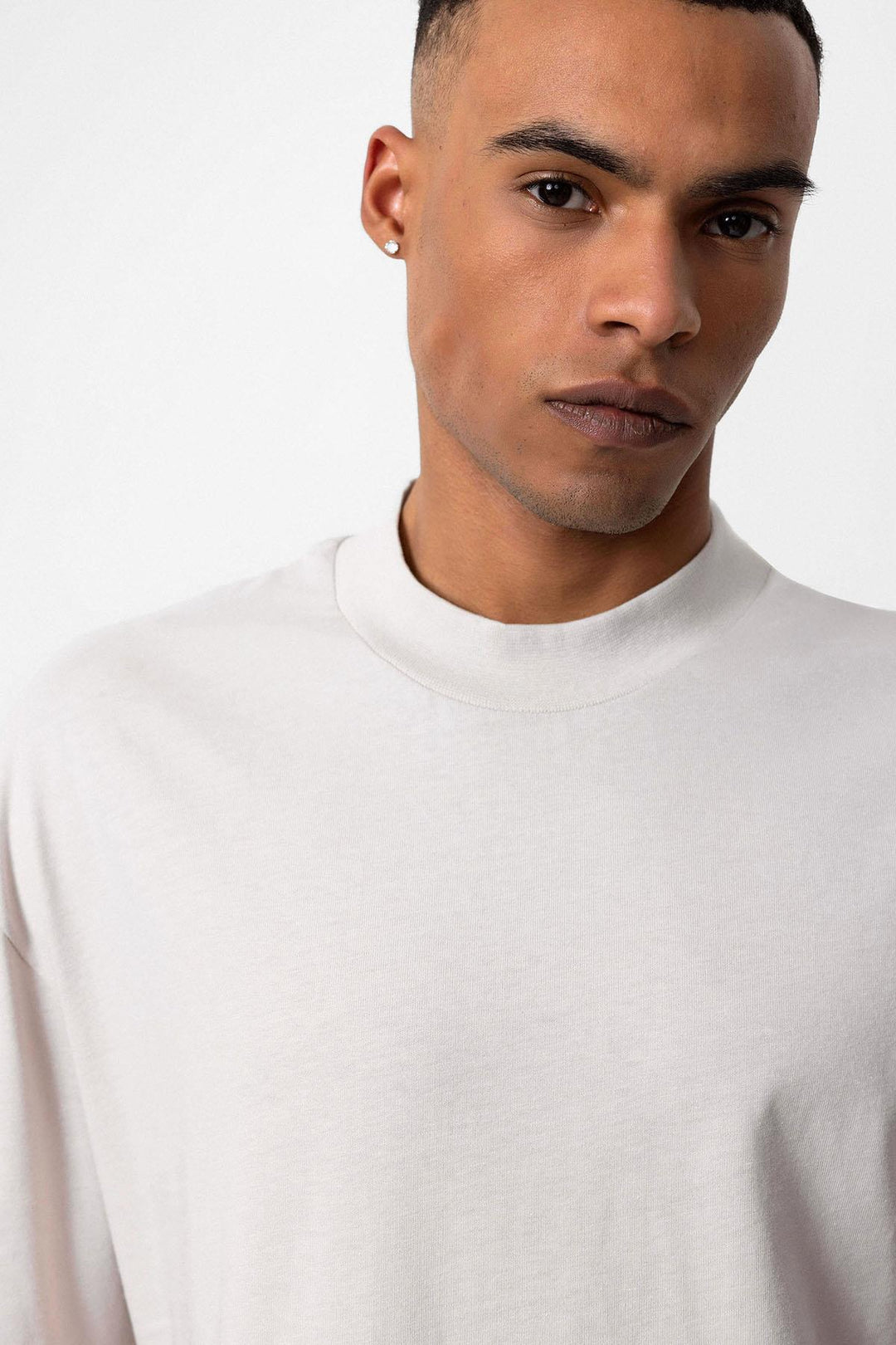 Men's Stone Relaxed Fit Basic T-Shirt - Wessi