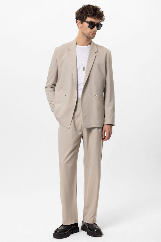 Мужской двубортный пиджак на одной пуговице - Wessi