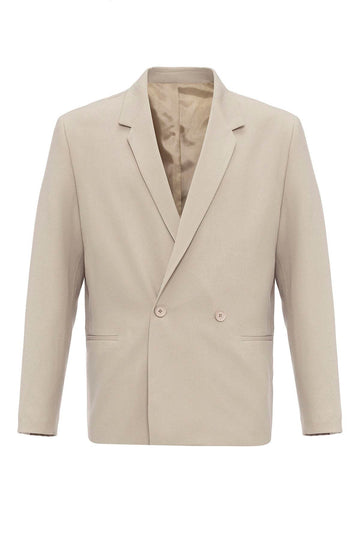 Мужской двубортный пиджак на одной пуговице - Wessi