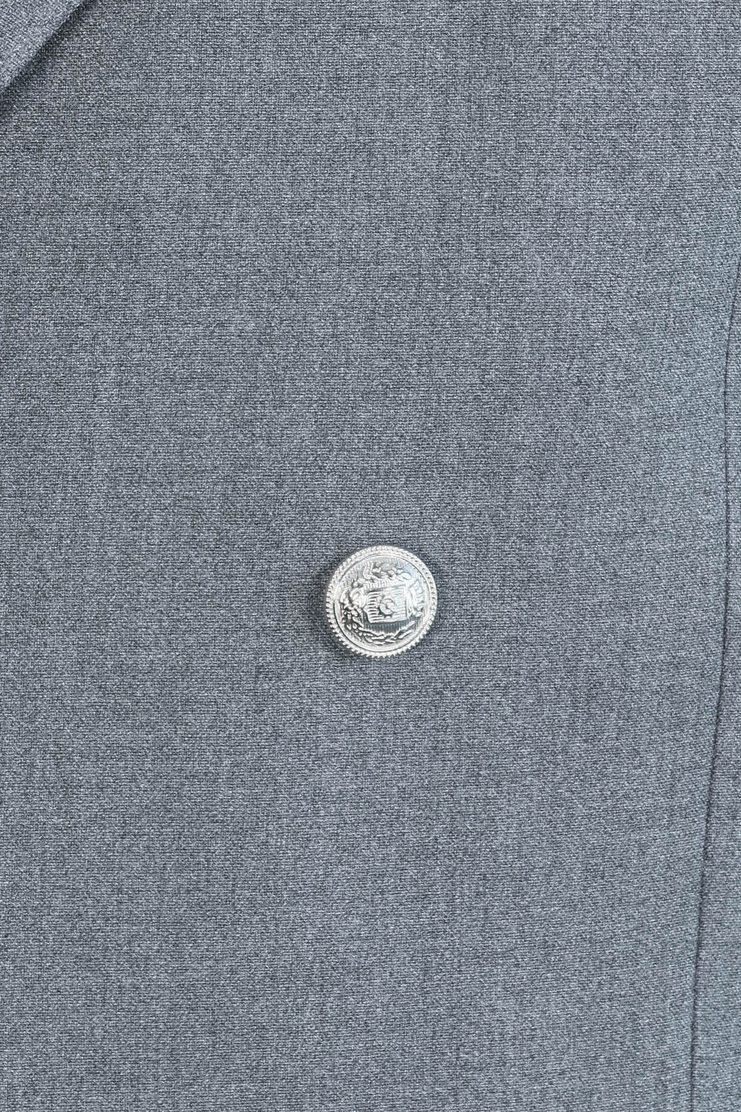 Slim Fit Double-Breasted Anthracite Men’s Suit with Silver-Tone Metal Buttons – Wessi