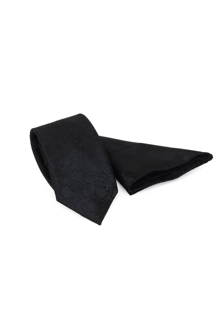 Gray Slim Fit Suit, White Shirt, and Black Tie Combination - Classic Office Style - Wessi