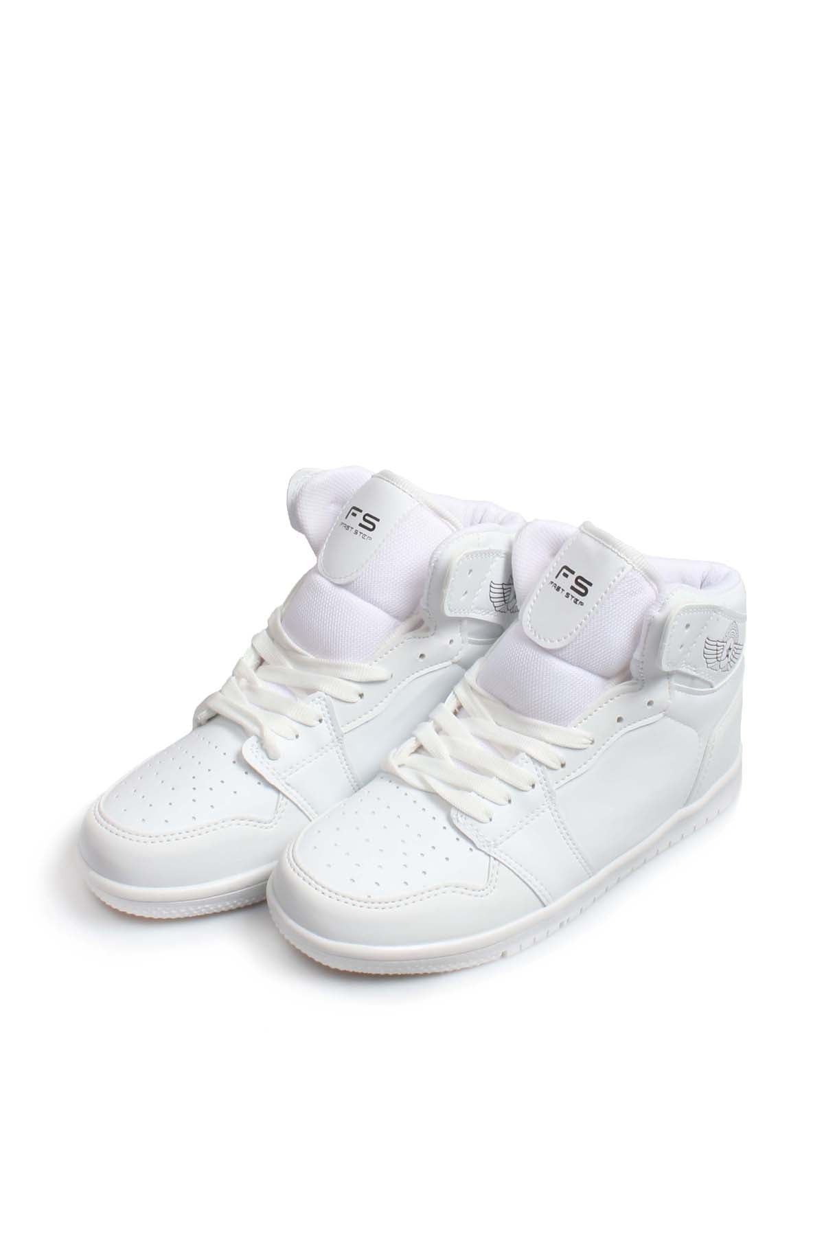 Men's all white high top sneakers shop
