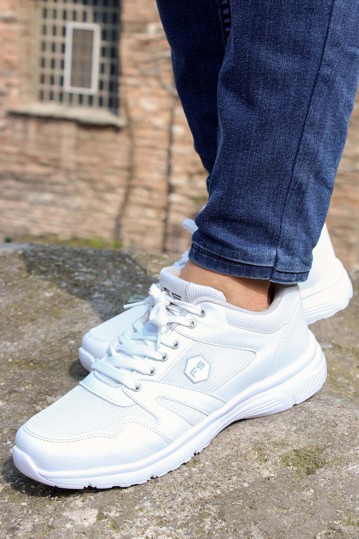 Sneakers sportive bianche da uomo - Wessi