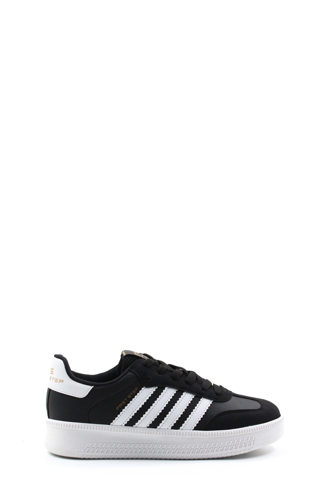 Scarpe da ginnastica casual da uomo in bianco e nero-Wessi