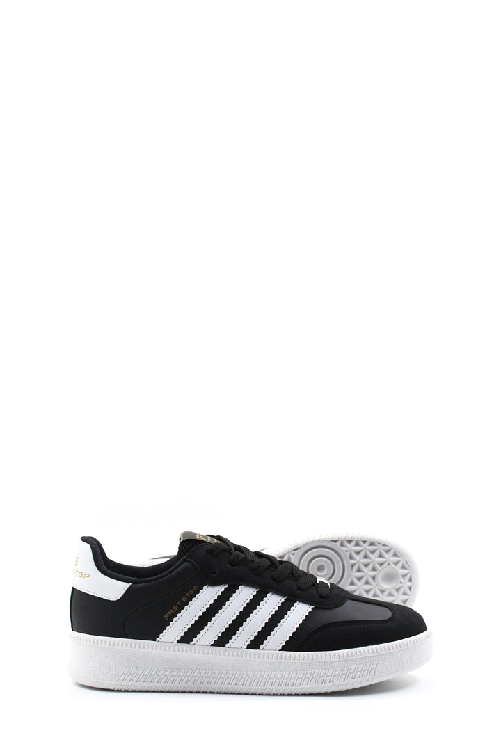 Scarpe da ginnastica casual da uomo in bianco e nero-Wessi