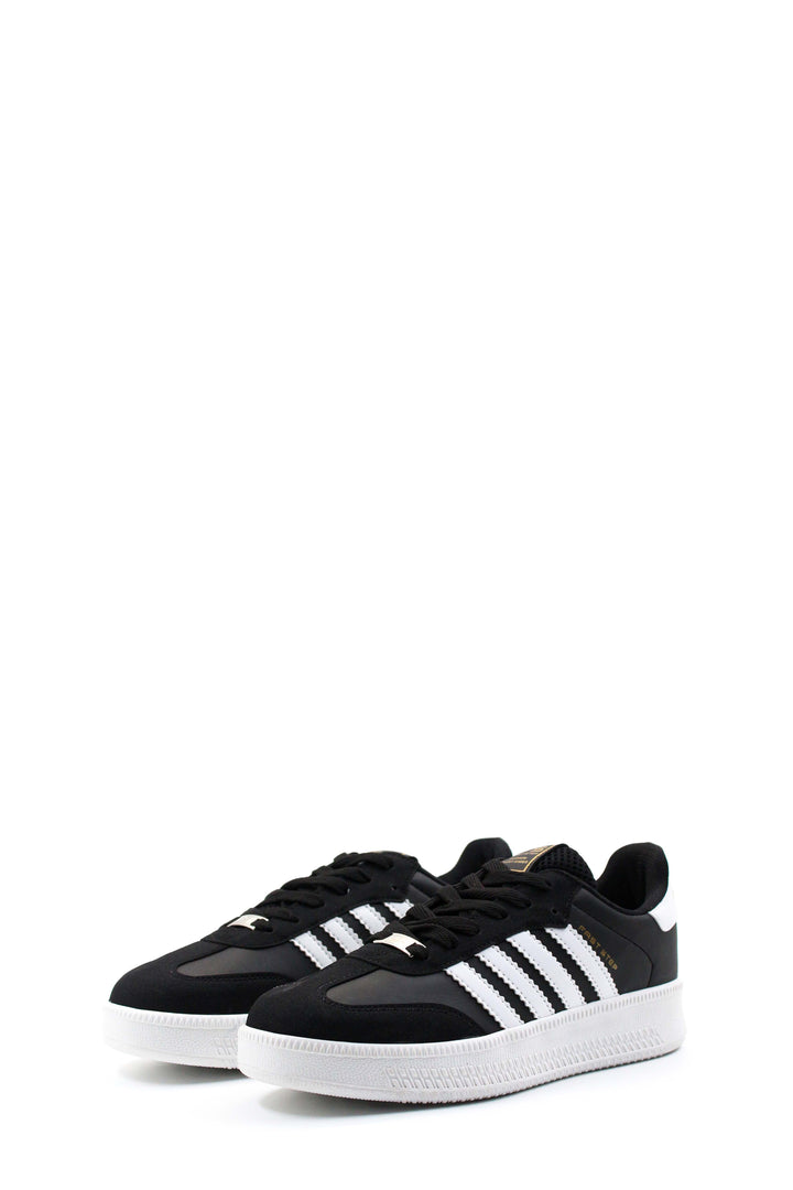 Scarpe da ginnastica casual da uomo in bianco e nero-Wessi