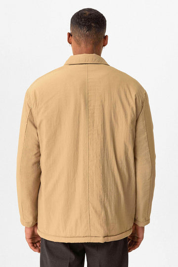 Veste pour homme taupe légèrement rembourrée avec poches cargo - Wessi
