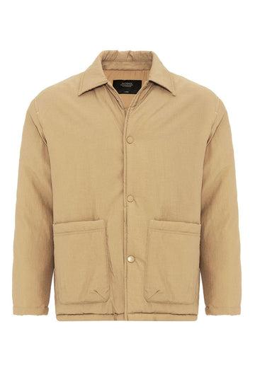 Veste pour homme taupe légèrement rembourrée avec poches cargo - Wessi