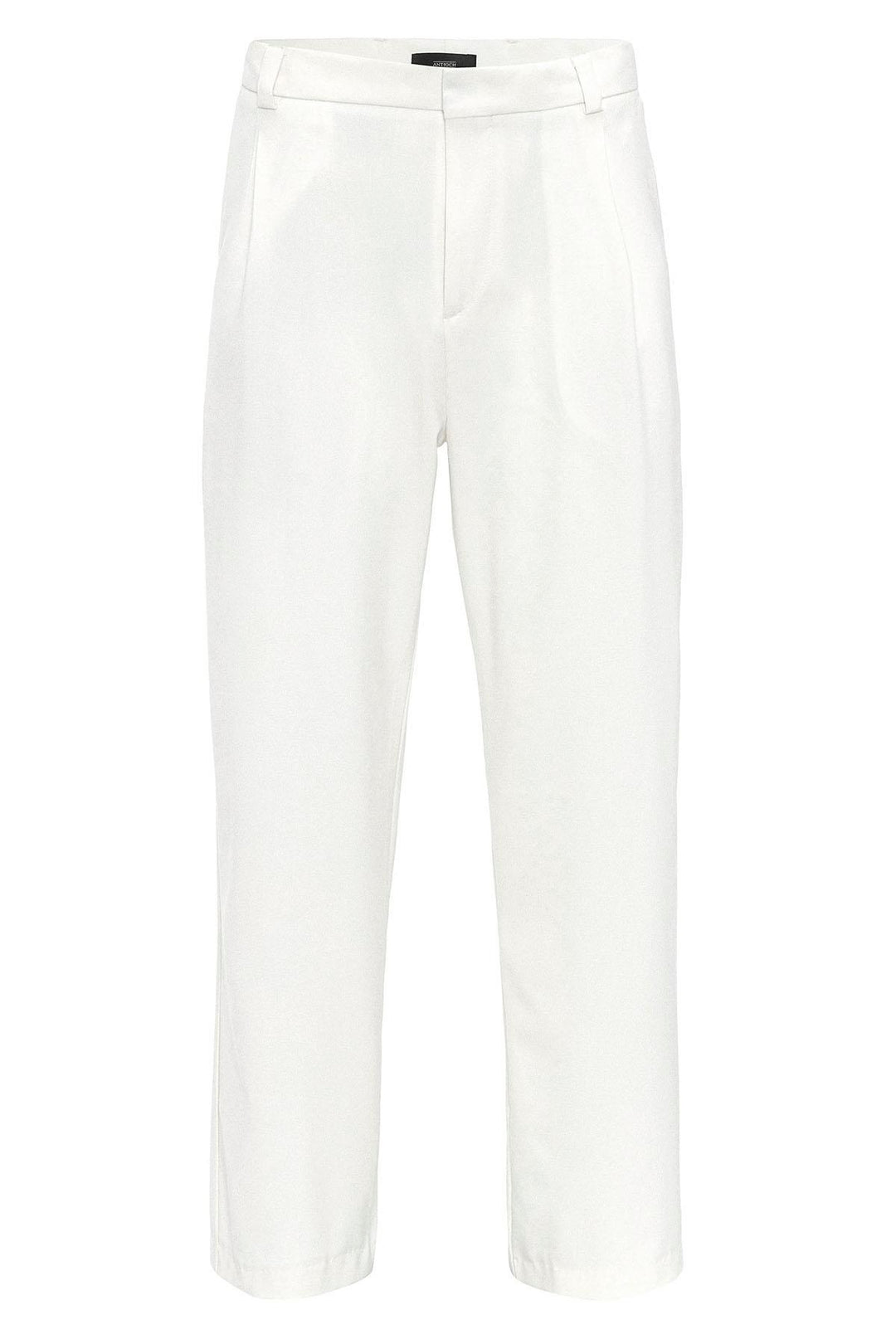 Men's Ecru High-Waisted Baggy  Pants - Wessi