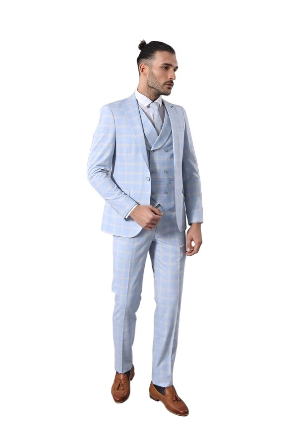 Aggregate more than 205 baby blue suit super hot