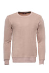 Sweat Beige Uni Col Rond - Wessi