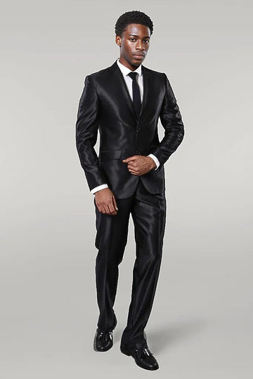 All Black Trajes En Color Negro Graduación Trajes De Color Negro