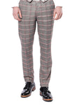 Checked Light Grey Men Pants - Wessi