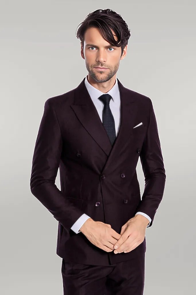 Traje morado hombre online