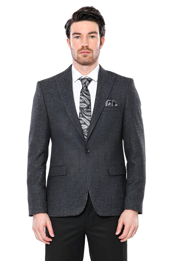 Grey Blazers & Sport Coats for Men
