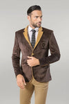 Furry Light Brown Blazer | Wessi