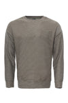 Horizontal Striped Khaki Men's Sweatshirt - Wessi