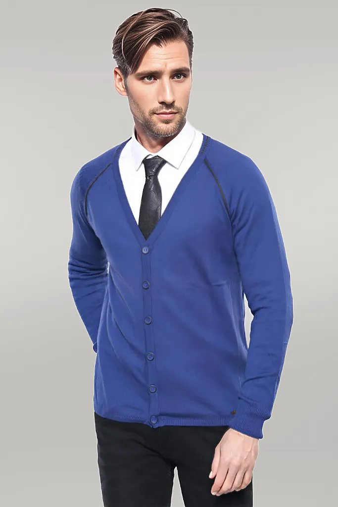 Indigo Cotton Men's Knitwear - Wessi