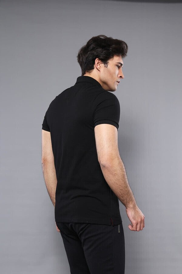 Футболка Polo Plain Black | Весс