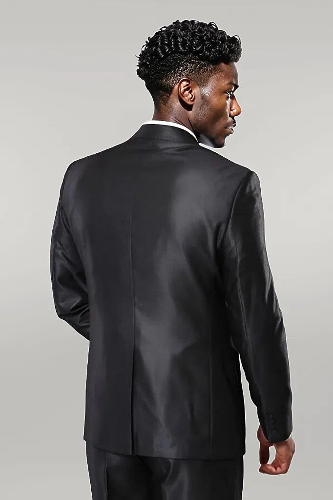 Shiny Smoked Men's Suit - Wessi