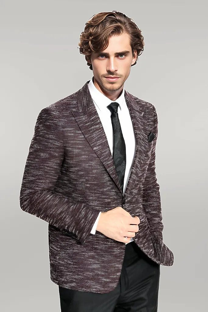Patterned blazer men store