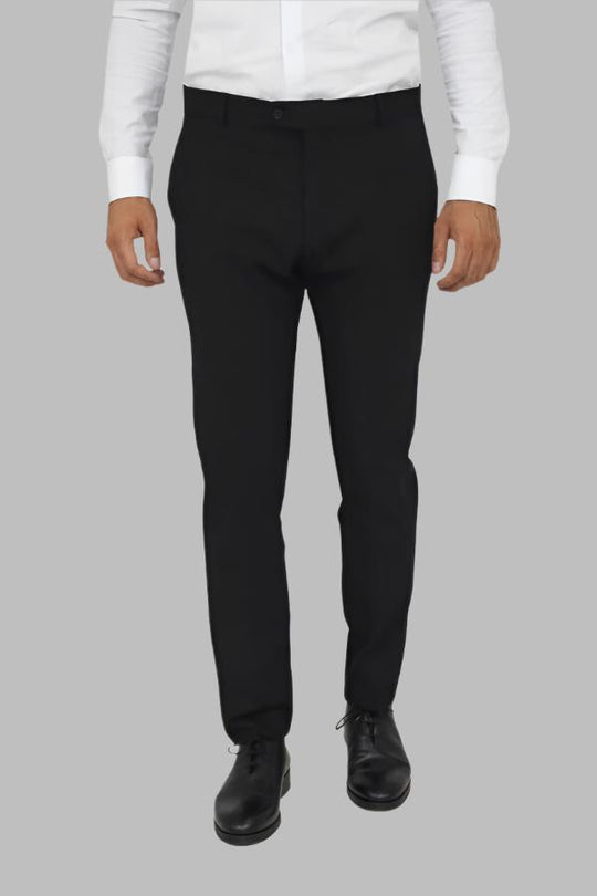 Slim Fit Plain Black Men Pants - Wessi Wessi - Discover Diversity Slim Fit Plain Black Men Pants - Wessi Wessi - Discover Diversity