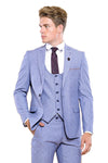 Vested Blue Men's Suit | Wessi