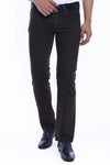 Washed Fabric Brown Men Jean Pants - Wessi